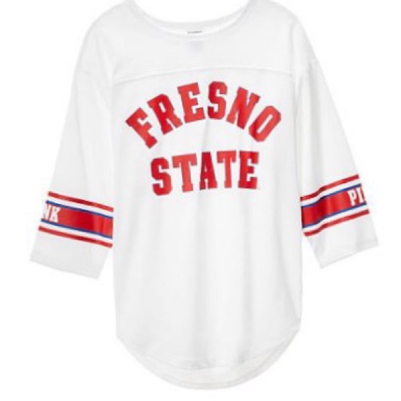 PINK Victoria's Secret Tops - 🔮PINK Victoria Secret Fresno State Jersey